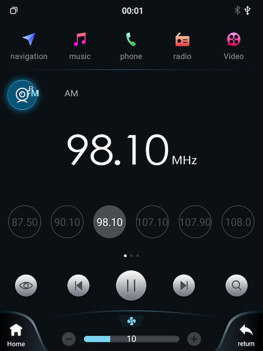 Lenovo Sistem Audio Auto pentru Mercedes-Benz Vito 2015 (Bluetooth/USB/WiFi/GPS/Apple-Carplay/Android-Auto) cu Ecran Tactil 5.1"
