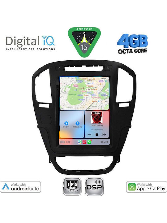 Digital IQ Car Audio System for Opel Insignia 2008-2013 Bluetooth USB Wi-Fi GPS Apple CarPlay Android Auto Digital IQ BXF 6914BR CPAA