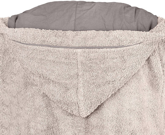 Beauty Home Kids Hooded Bathrobe Grey