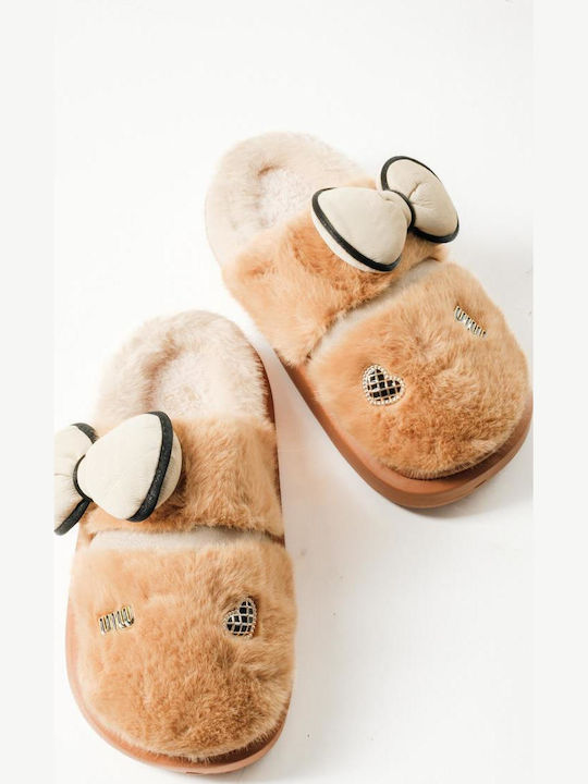 Winter Women's Slippers Brown