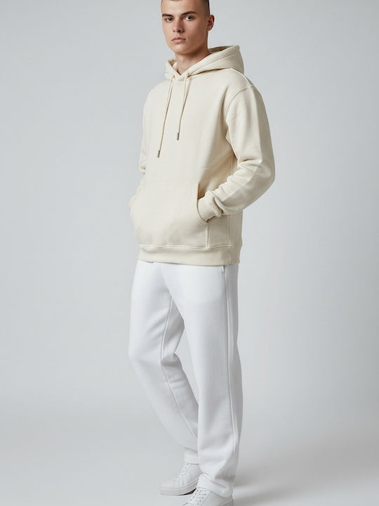 Avoriaz Sweatshirt with Hood Ecru