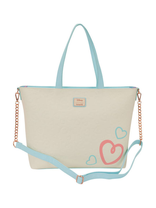Loungefly Stitch & Angel True Love Παιδική Τσάντα Ώμου Ροζ