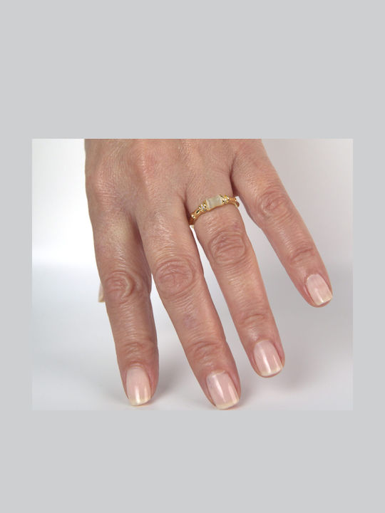 Ring made of Silver Gold Plated