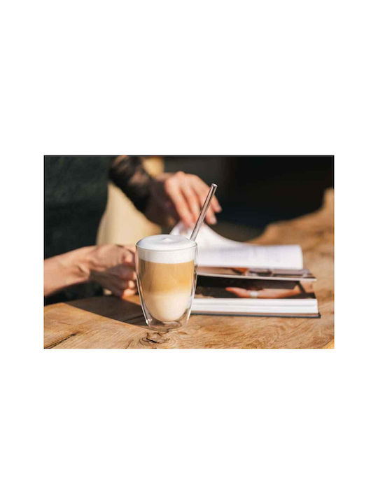 Vialli Design Amo Set of Glasses Coffee/Freddo / Water / Cocktail/Drinking made of Glass 350ml 6pcs
