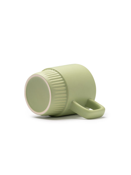 Longi Cană Ceramică Verde 300ml