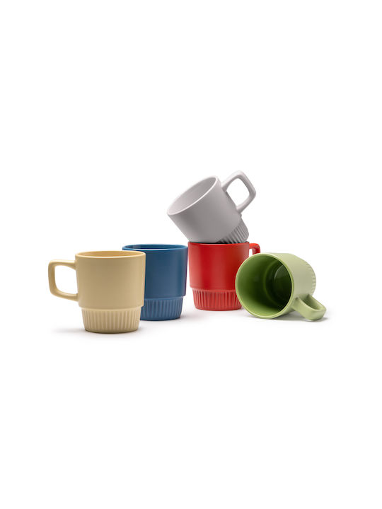 Longi Cană Ceramică Verde 300ml