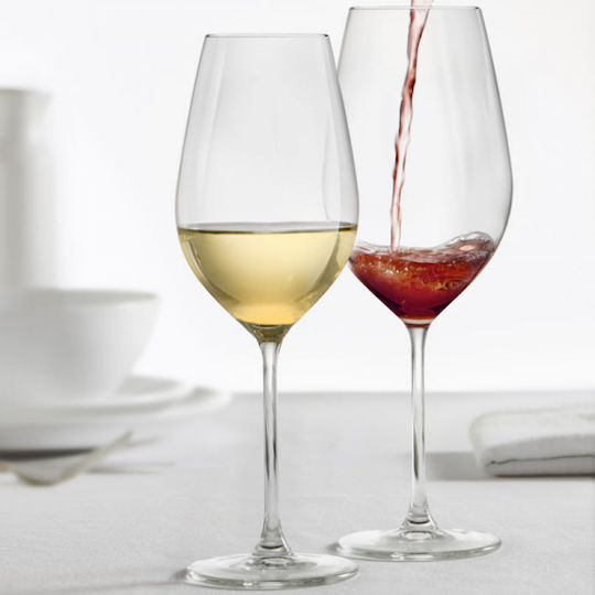 Soler Hispania Vinata Σετ Ποτήρια Κόκκινου Κρασιού Κολωνάτα Γυάλινα 540ml 6τμχ