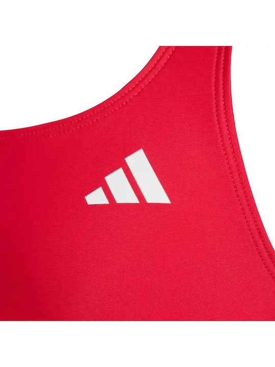 adidas Essentials Kids Swimwear One-Piece Red