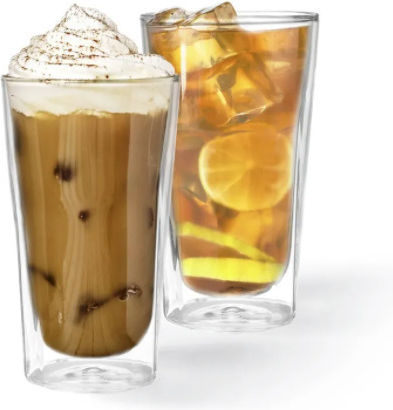 Fissman Set Cesti Espresso Din Sticlă Transparente 2 Bucăți