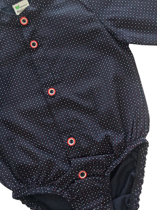 Kinder-Set mit Hose Winter 2Stück Blue/Red