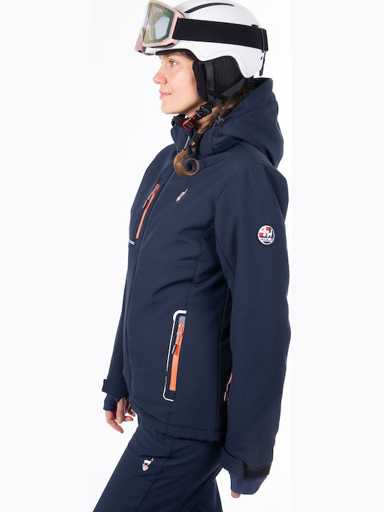 Aulp Vapor VAPORNAF44 Γυναικείο Μπουφάν Soft Shell για Σκι & Snowboard Μπλε