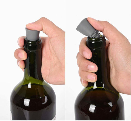 Set 4 Dopuri Reutilizabile din Silicon Flippy Sticle Vin Băuturi Multicolore