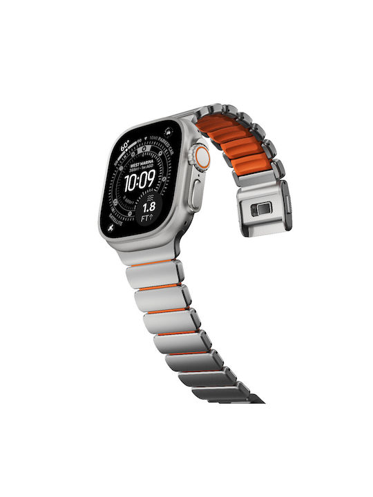 Nomad Λουράκι Ανοξείδωτο Ατσάλι Μπεζ (Apple Watch 44/45/46mm/Ultra 49mm)