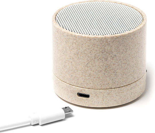 Kumber Bluetooth Speaker 3W with Radio and Battery Life up to 3 hours Beige