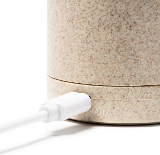 Kumber Bluetooth Speaker 3W with Radio and Battery Life up to 3 hours Beige