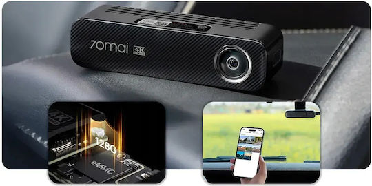 70Mai M800 Κάμερα DVR Αυτοκινήτου 4K Wi-Fi, GPS