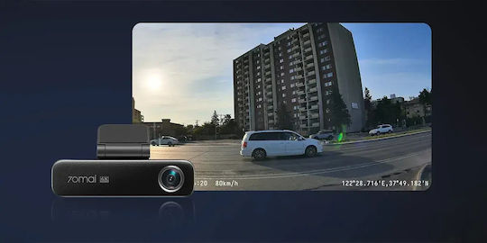 70Mai M800 Κάμερα DVR Αυτοκινήτου 4K Wi-Fi, GPS