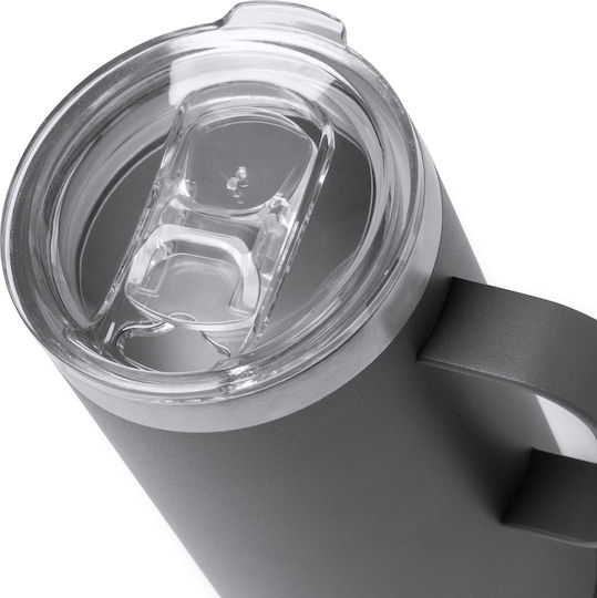 Pahar Pentru Apa Metalic Negru 600ml