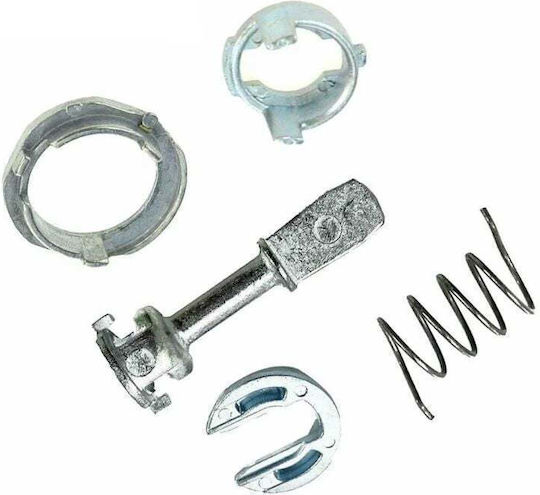 Kit Reparare Încuietoare Ușă Auto Compatibil VW Golf 4 Bora Jetta Polo Audi A6 Skoda Fabia – Față Stânga Dreapta 6 Piese Metalice 1u0837167