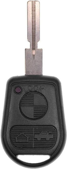 Techstar Car Key Case Bmw E36 E31 E38 E39 E40 3 Buttons Hu58 Blade