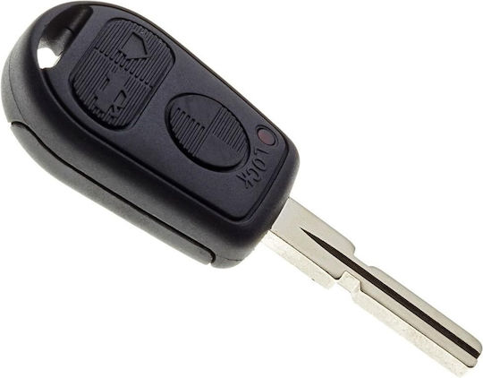 Techstar Car Key Case Bmw E36 E31 E38 E39 E40 3 Buttons Hu58 Blade