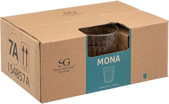 Secret de Gourmet Комплект Чаши За Вода От Стъкло 300ml 154857A 6 Броя