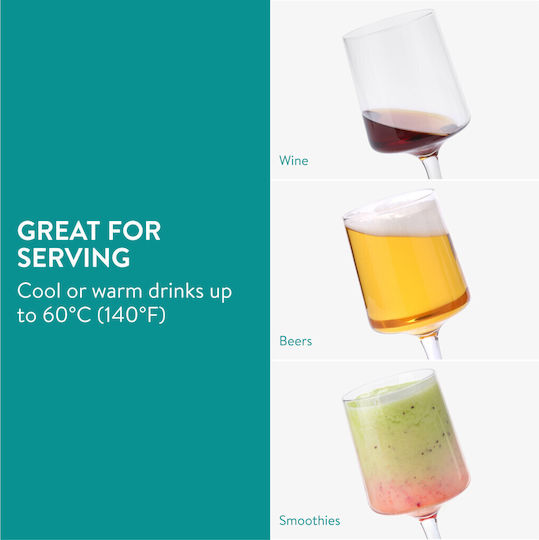 Navaris Set Pahare Din Sticlă 400ml 4 Bucăți