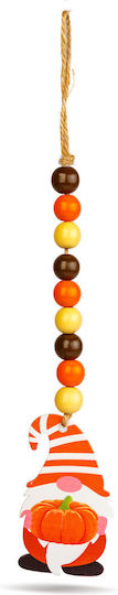 Autumn Decoration – Elf Pumpkin – Wooden – Hanging – 31 X 5 Cm