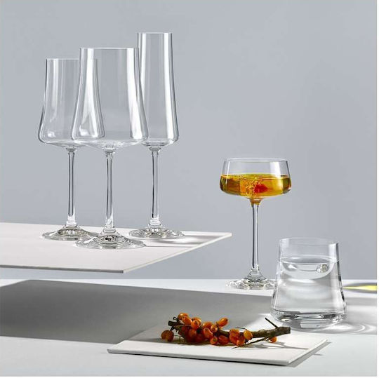 Crystalex CZ Xtra Set White Wine Glasses Crystal Goblets White 360ml 6 Pieces