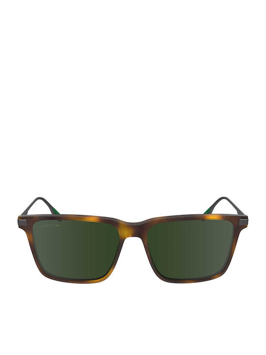 Lacoste Sunglasses Brown with Acetate Frame & Black Lens Lacoste Sunglasses Brown with Acetate Frame & Black Lens