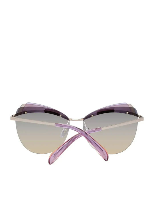 Emilio Pucci Sunglasses Silver with Metal Frame & Gray Lens Emilio Pucci Sunglasses Silver with Metal Frame & Gray Lens