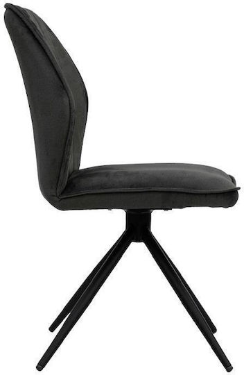 Arleta Stühle Speisesaal Grey 2Stück 52x46x91cm