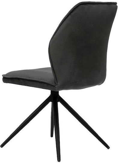 Arleta Stühle Speisesaal Grey 2Stück 52x46x91cm