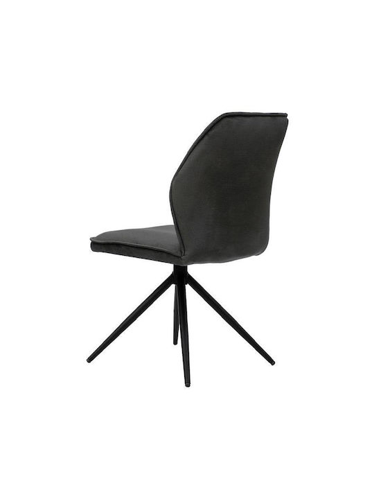 Arleta Stühle Speisesaal Grey 2Stück 52x46x91cm