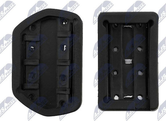 NTY Car Pedal Set Non Slip for Citroen Peugeot C5 C8 DS5 508 3008 Silver 3 Pieces EZC PE 115