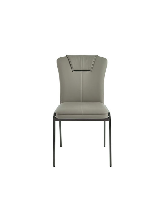 Andria Dining Room Metallic Chair Green 47x60x86cm 2pcs