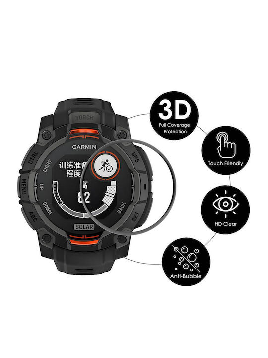 Hybrid Tempered Glass for the Garmin Fenix 7S 1pcs 21GAR0485