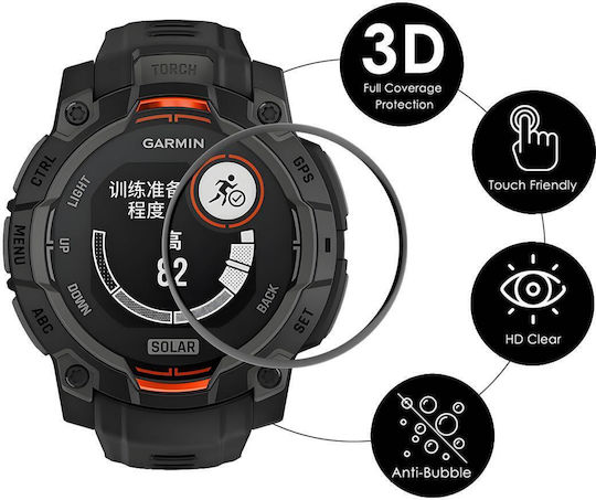 Hybrid Gehärtetes Glas für das Garmin Fenix 7S 1Stück 21GAR0485