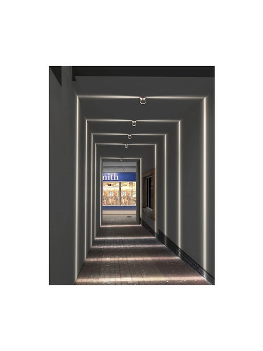 GloboStar Zeroda Lumină Exterioră Montată Pe Perete Etanșă Led Încorporat 9W 6000K 9.5x11x16cm