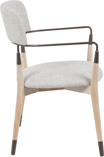 Sentana Ohrensessel Beige-brown 56.5x56x79cm