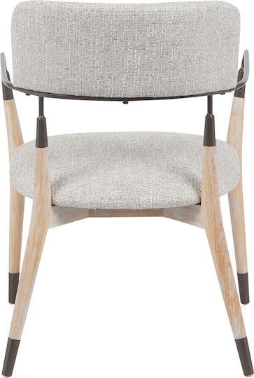 Sentana Ohrensessel Beige-brown 56.5x56x79cm