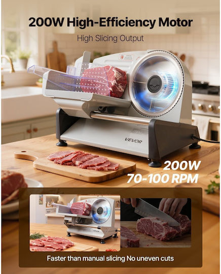 Vevor Commercial Ham Slicer 190mm