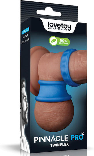 Pinnacle Pro Twin Flex Stretcher Double Cock Ring