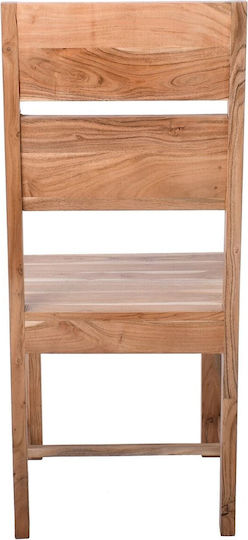 Lizard Max Dining Room Wooden Chair Natural 45x51x100cm 2pcs