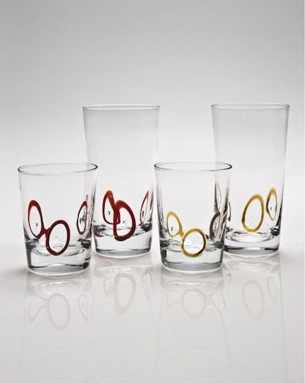 Cryspo Trio Circles Pahar Pentru Apă Din Sticlă