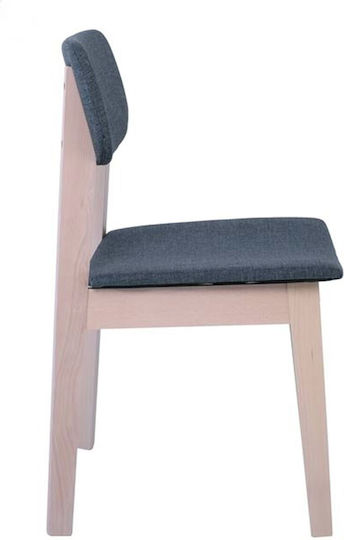Dama Dining Room Wooden Chair Grey 48x51x83cm 2pcs