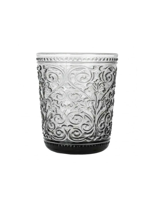 Cryspo Trio Tiero Set Gläser Whiskey / Wasser / Cocktail/Trinken / Bier, μπίρας aus Glas in Gray Farbe 300ml 6Stück