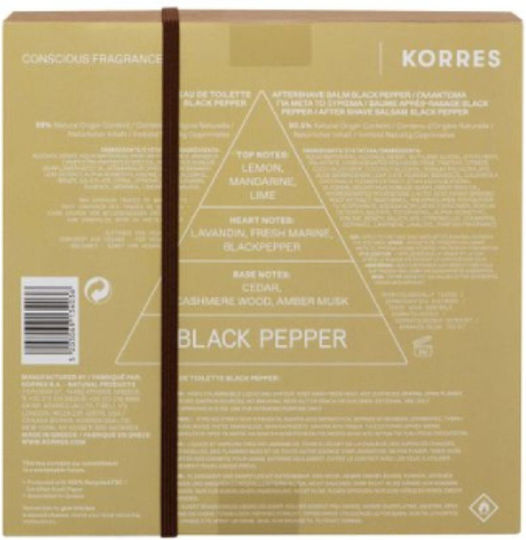 Set Black Pepper Eau de Toilette 50ml + Black Pepper După Bărbierit 125ml
