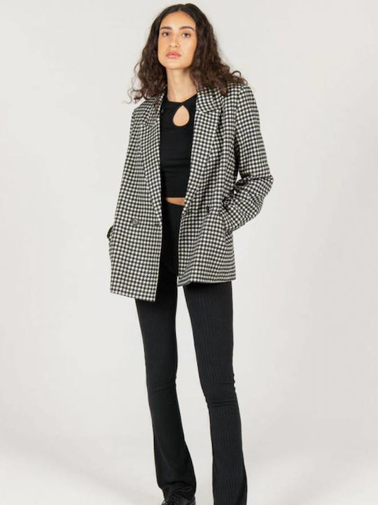 24 Colours Blazer pentru femei Sacou Negru
