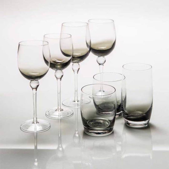 Cryspo Trio Half Σετ Ποτήρια Ουίσκι από Γυαλί 360ml 6τμχ
